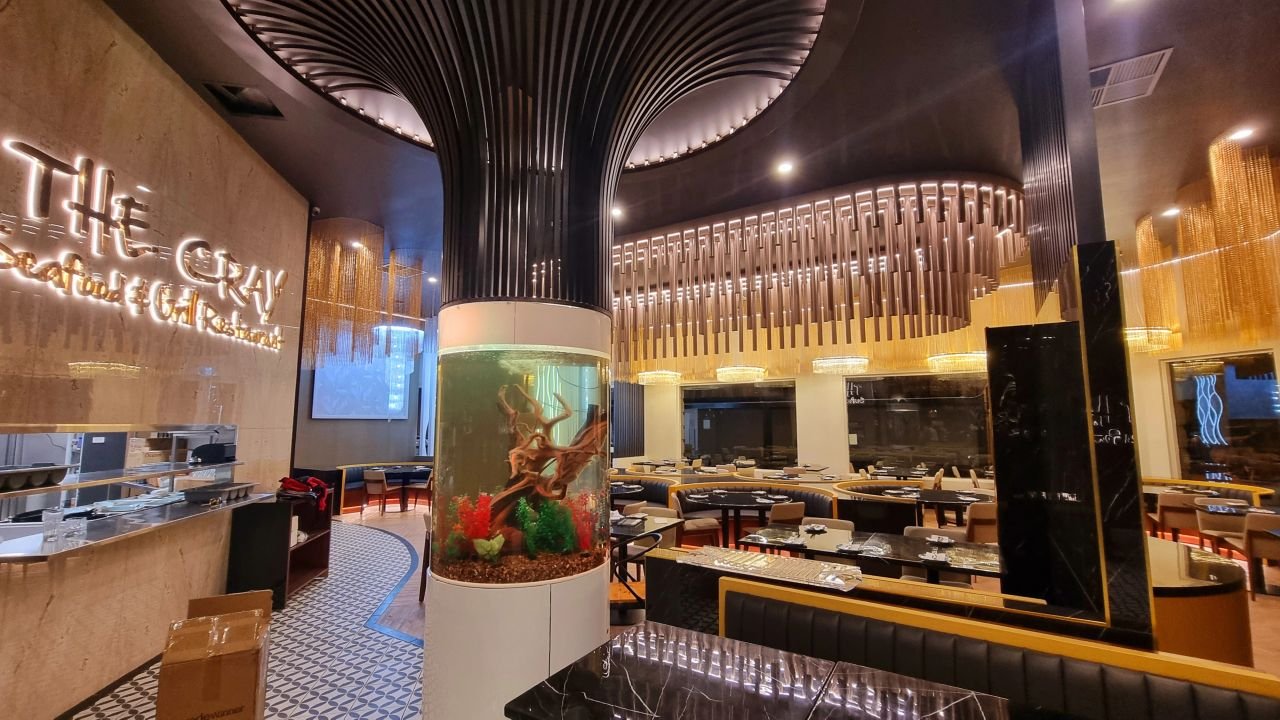 Elegant wedding and event dining atmosphere at The Cray Seafood & Grill Fremantle