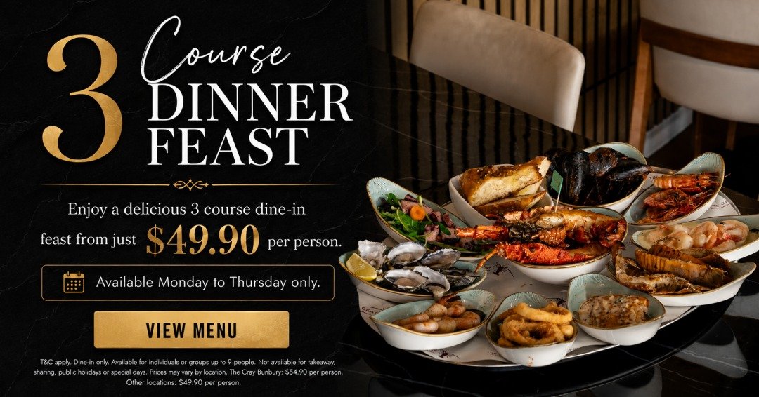 3 Course Dinner Feast Offer